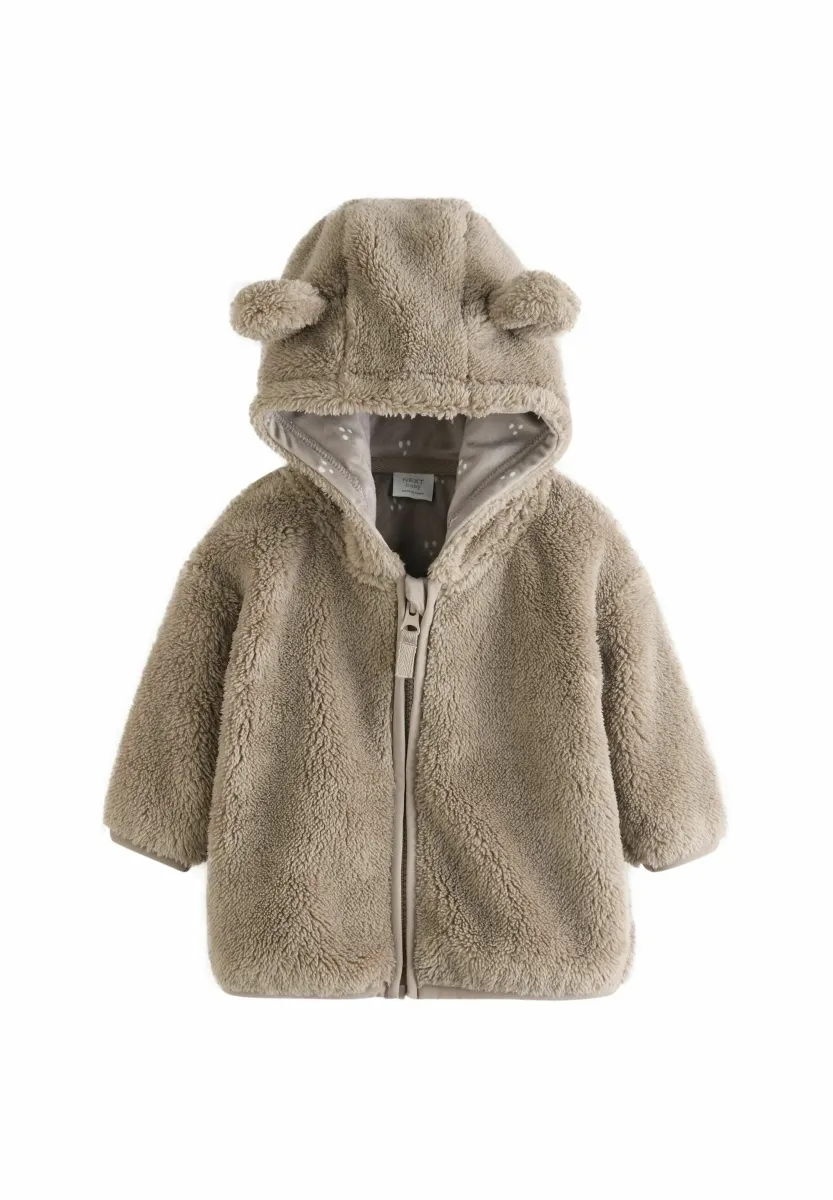 ZIP - Fleecejacke - mink brown