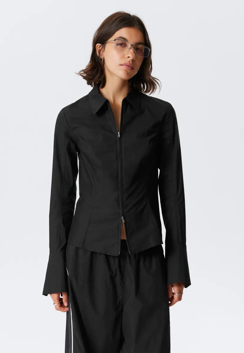 ZIP - Hemd - black
