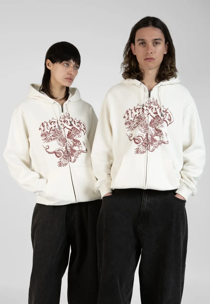 ZIP HOODIE UNISEX  - Sweatjacke - off-white