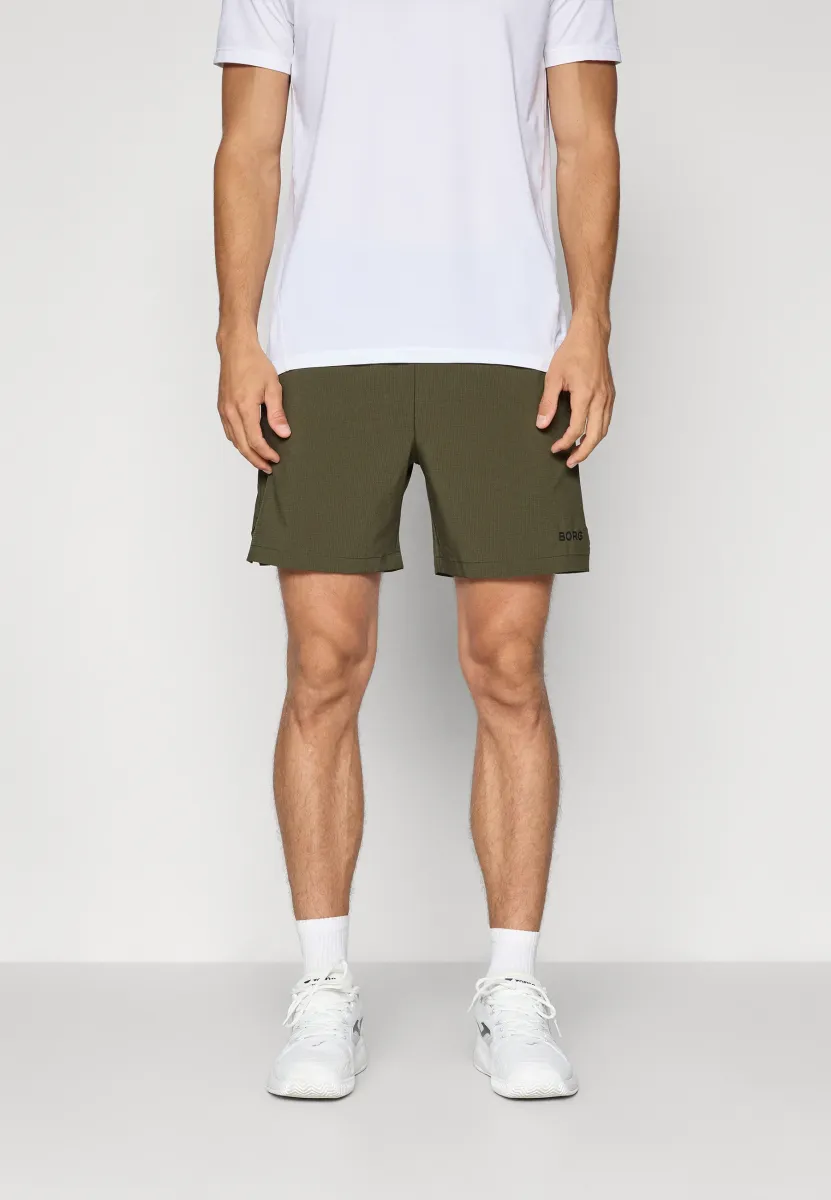 ZIP SHORTS - Kurze Sporthose - forest night