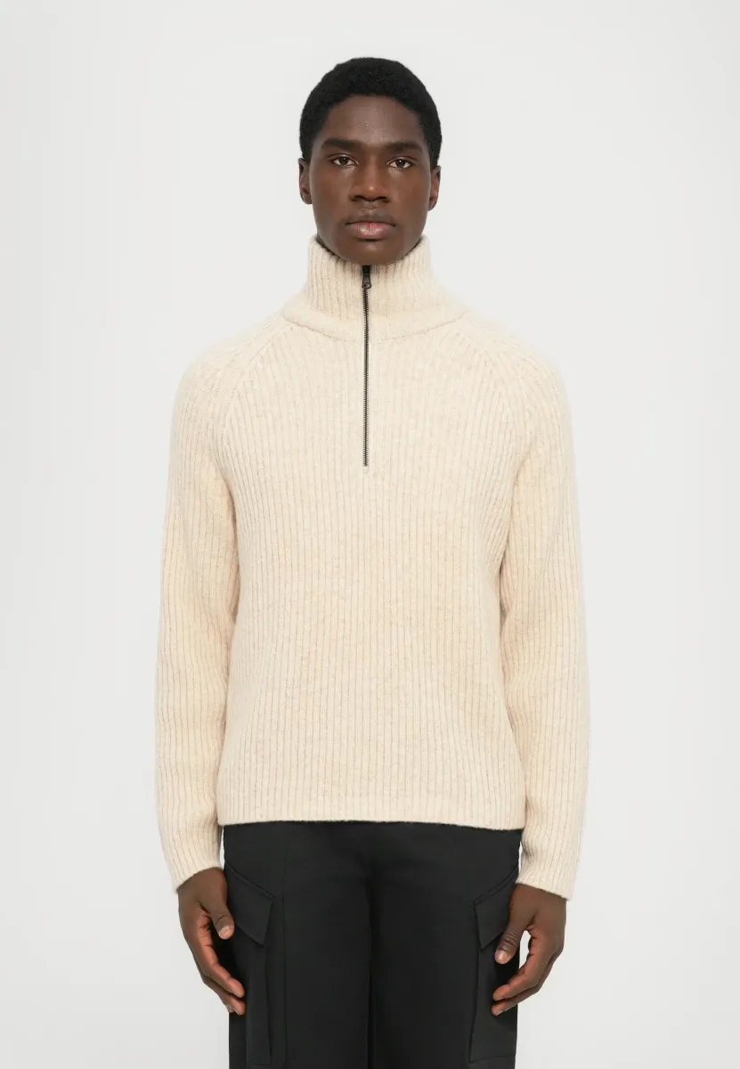 ZIP - Strickpullover - moonbeam melange