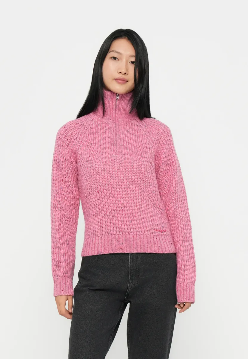 ZIP - Strickpullover - mystic pink