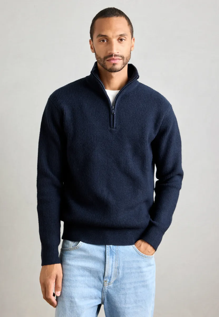 ZIP - Strickpullover - navy