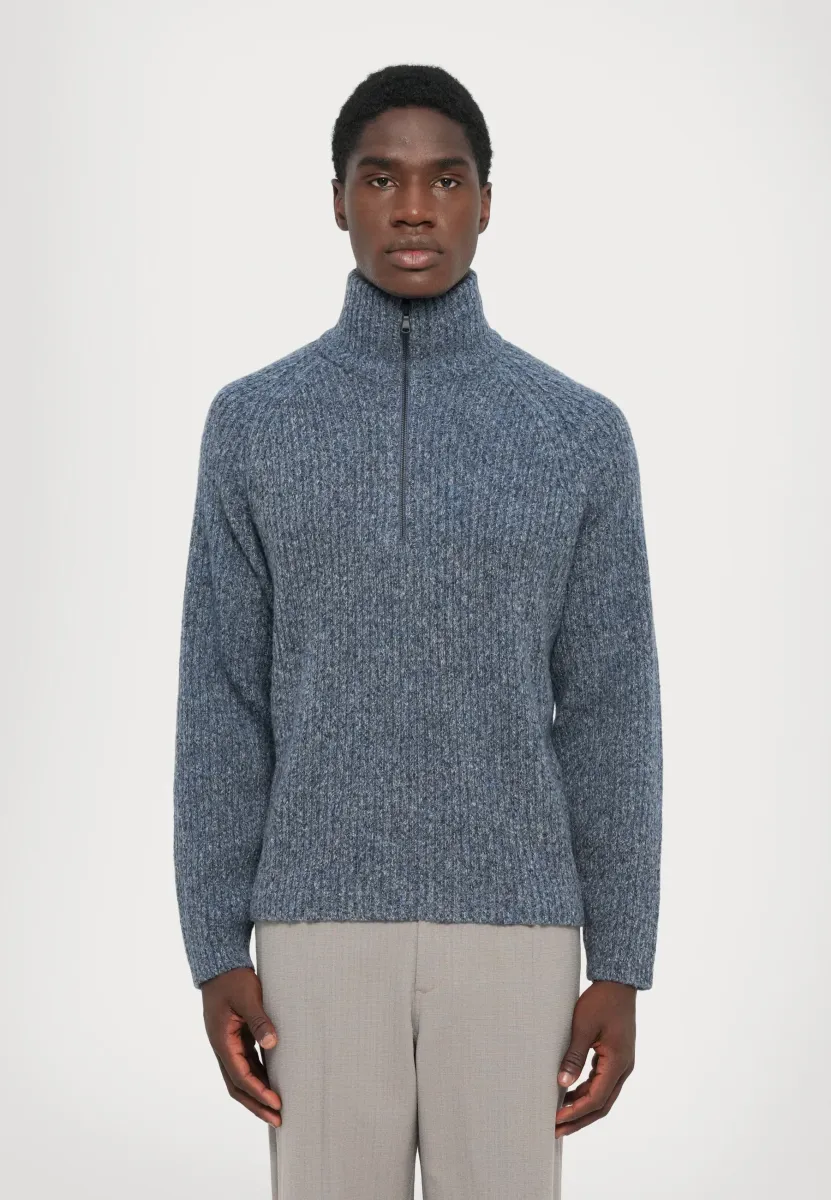 ZIP - Strickpullover - vintage indigo melange