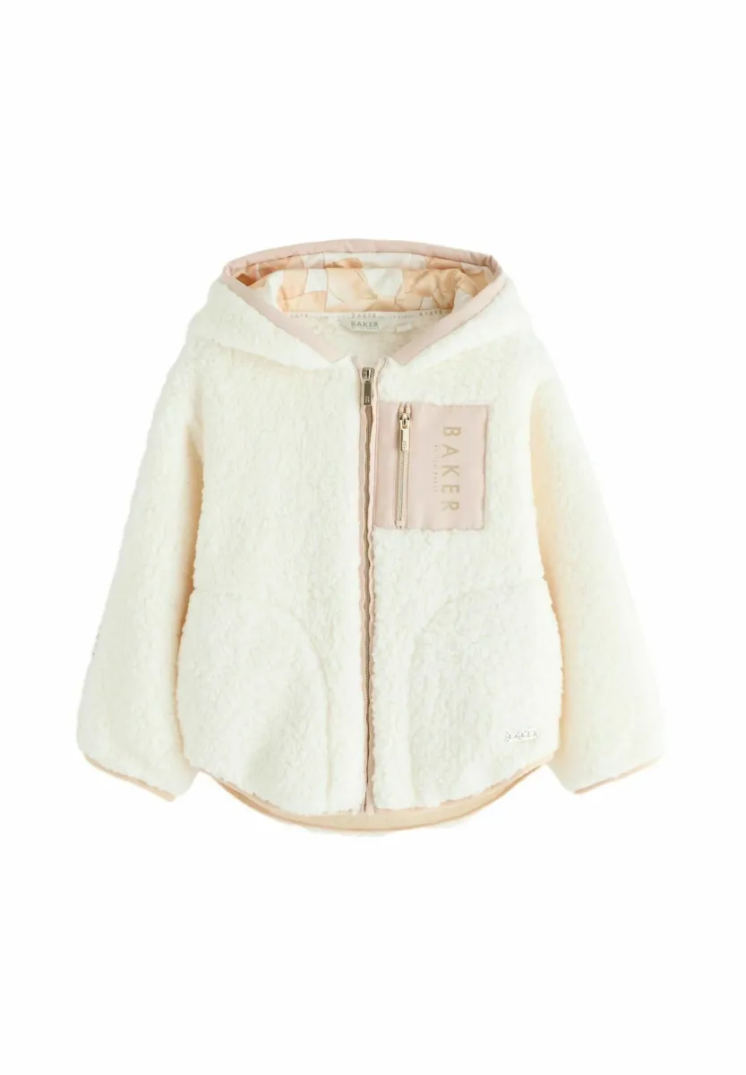ZIP THROUGH HOODED - Übergangsjacke - cream