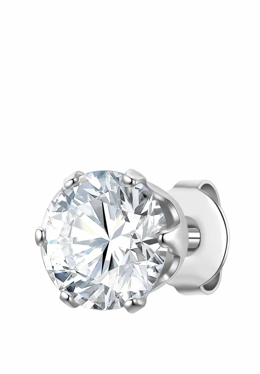 ZIRKONIA - Einzelner Ohrring - silberfarben