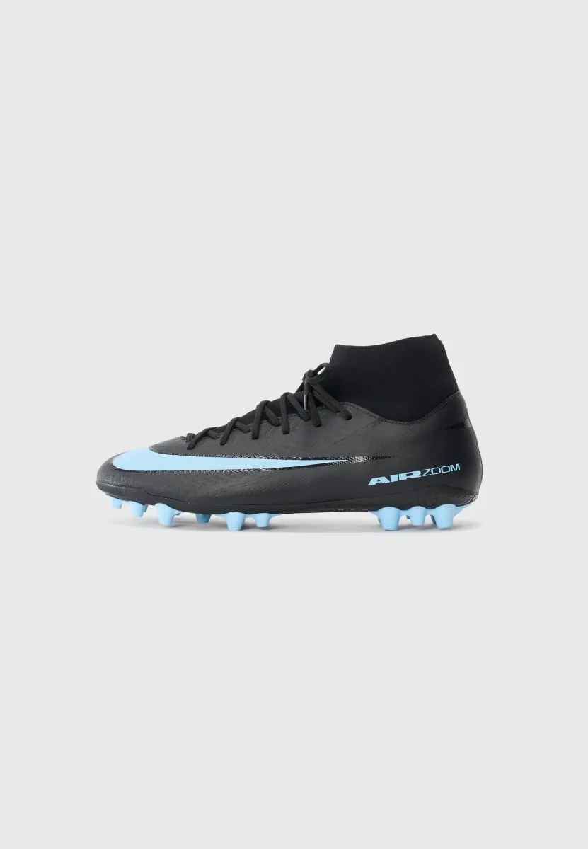 ZM 10 ACADEMY AG - Fußballschuhe Kunstrasen - black/ice blue