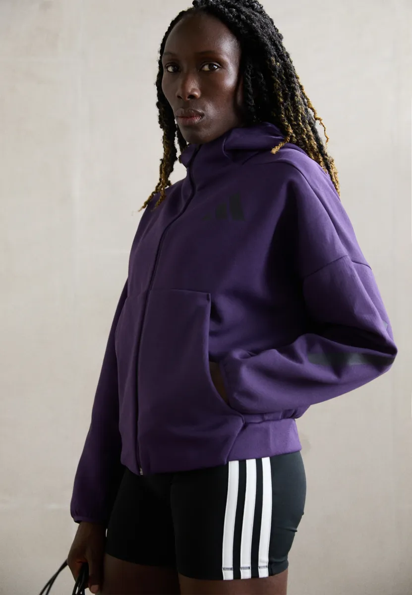 Z.N.E. FULL ZIP - Sweatjacke - aurora plum