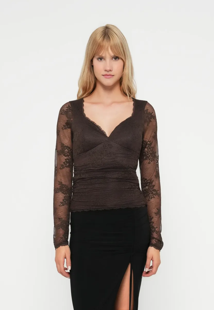 ZOE - Langarmshirt - brown