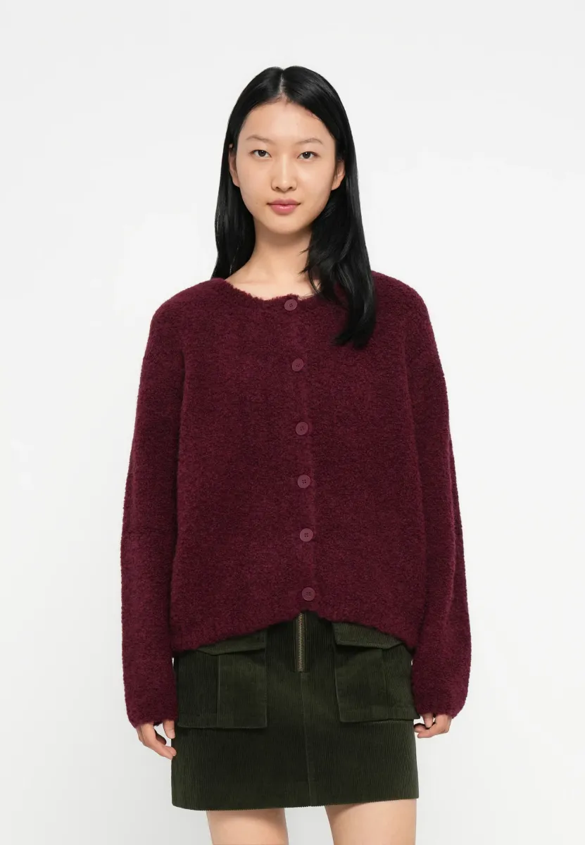 ZOLLY - Strickjacke - dark red