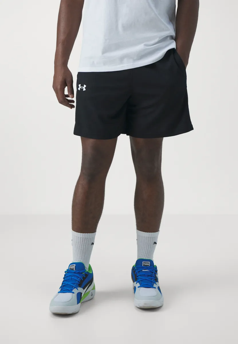 ZONE - Kurze Sporthose - black/white