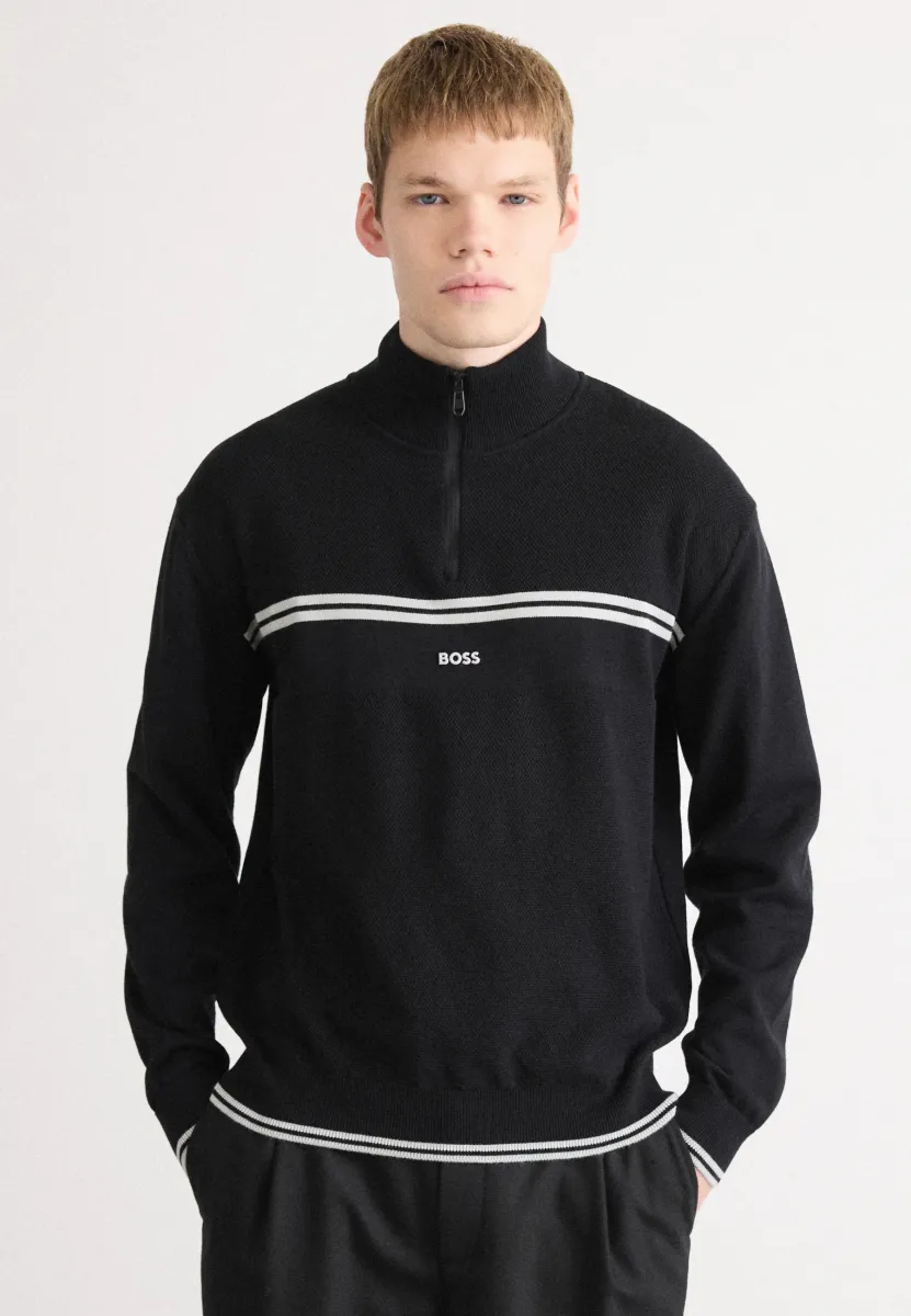 ZONE - Strickpullover - black