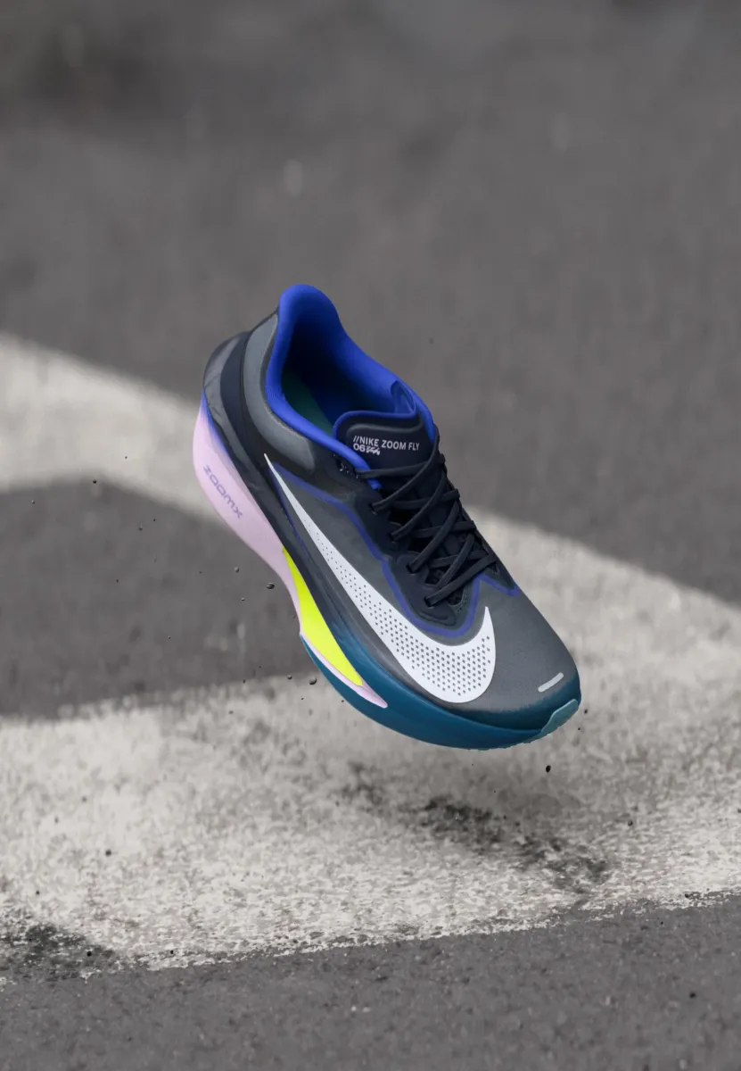 ZOOM FLY 6 - Laufschuh Straße - obsidian/white/persian violet/volt/doll/green abyss