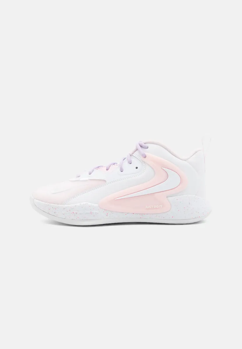 ZOOM HYPERSET 2 UNISEX - Volleyballschuh - white/hyper pink/mint foamviolet mist/pink foam