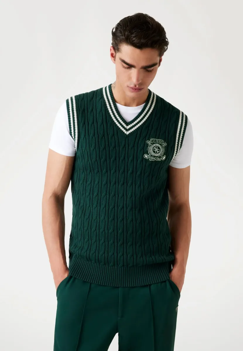 ZOPF - Strickpullover - dunkelgrün