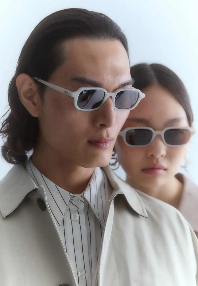 ZURI UNISEX - Sonnenbrille - cloudy warm white