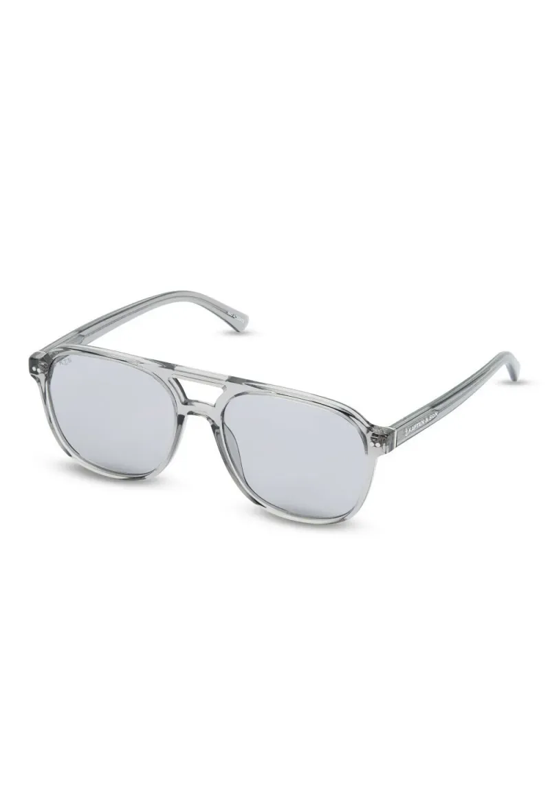 ZURICH OVERSIZE - Sonnenbrille - transparent grey
