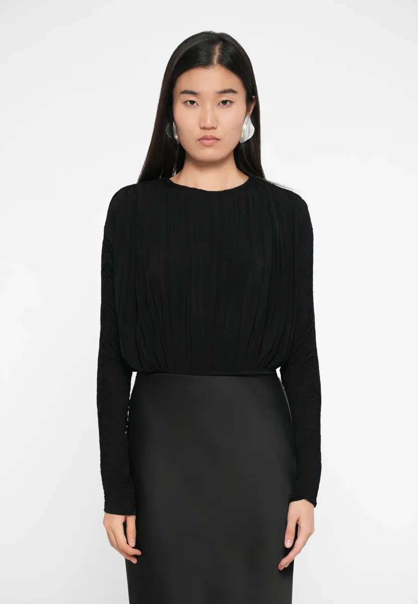 ZYANA BODYSUIT - Langarmshirt - black